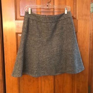 Ann Taylor gray tweed skirt